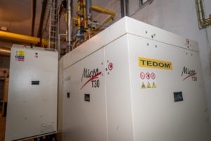 Micro power plant Onsite Power in Hotel Olympik, Prague