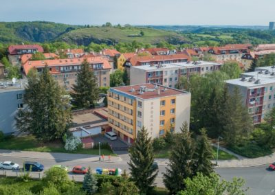 Mikroelektrárna Onsite Power - Bytový dům Radegast, Praha 6