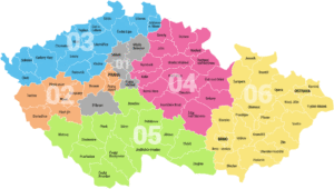REGIONÁLNÍ ZASTOUPENÍ OBCHODNÍCH MANAŽERŮ